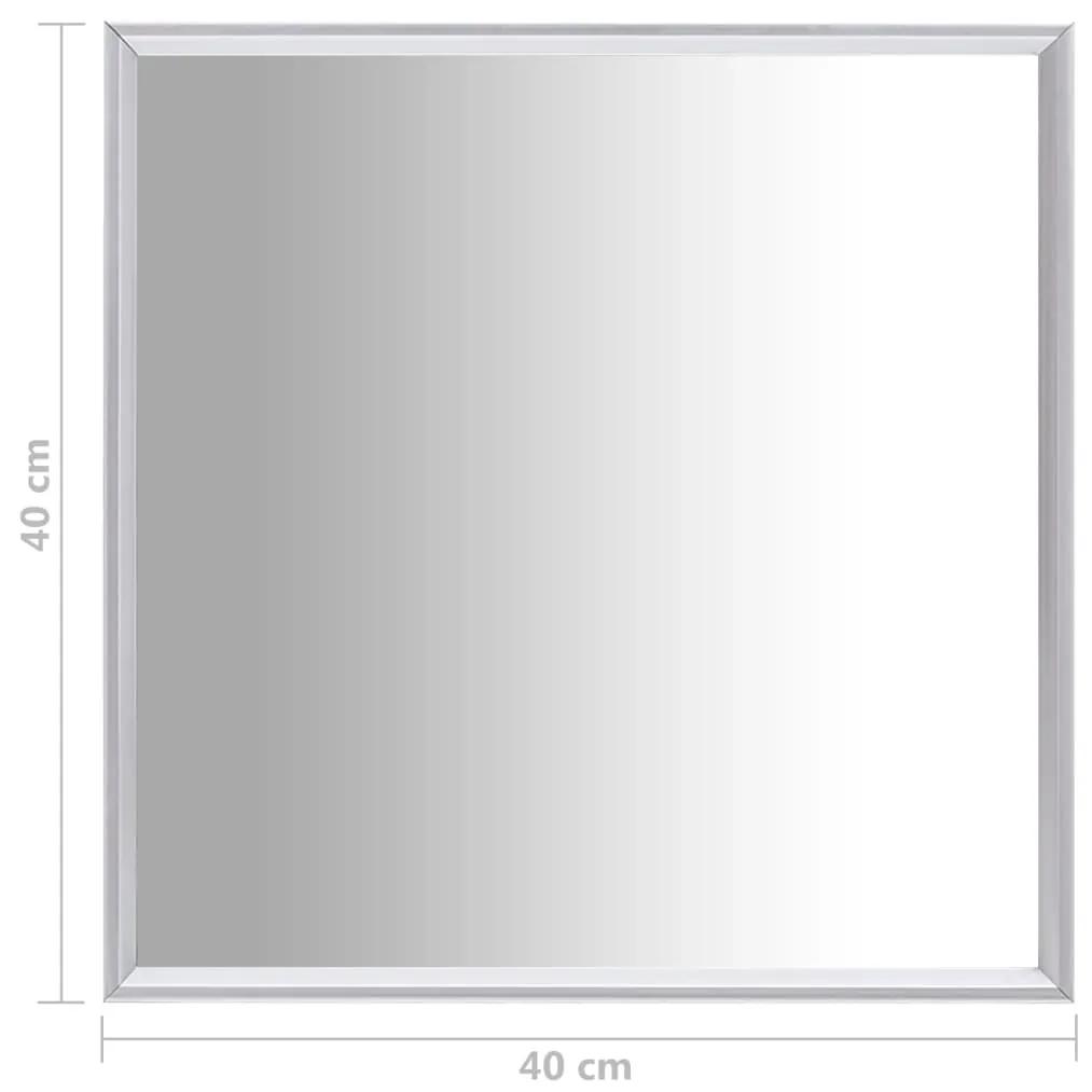 Oglinda ,argintiu,40x40cm 1, Argintiu, 40 x 40 cm
