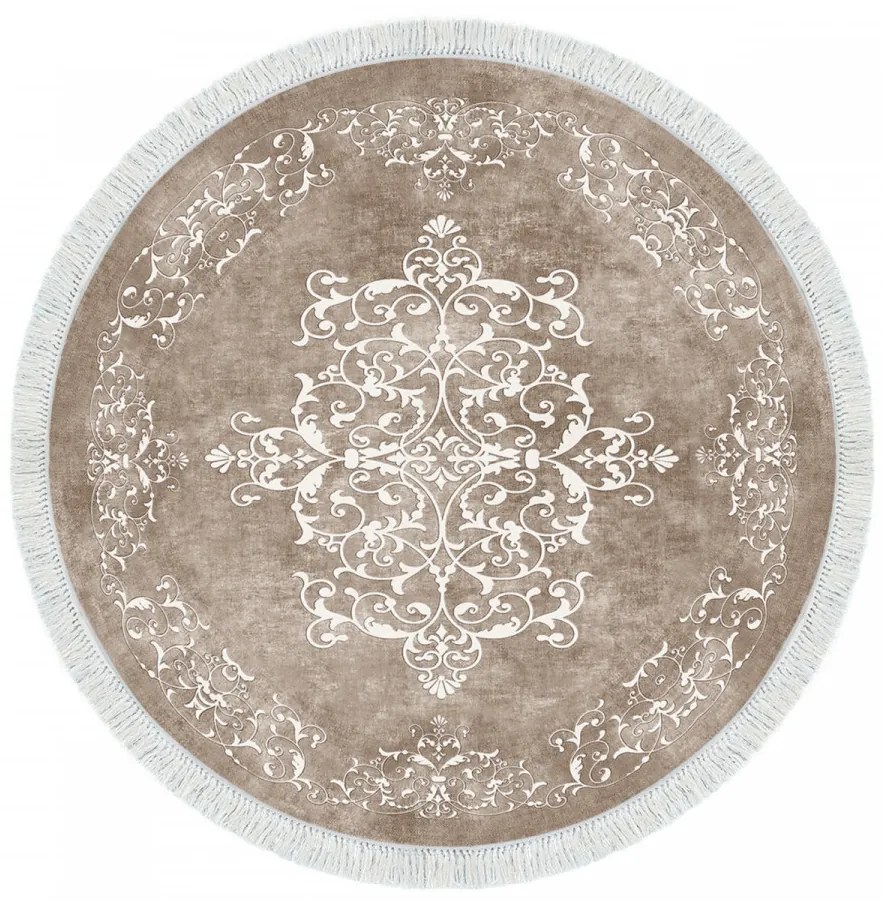Covor Living ALN400616BJ17, Ø 100 cm, Bej