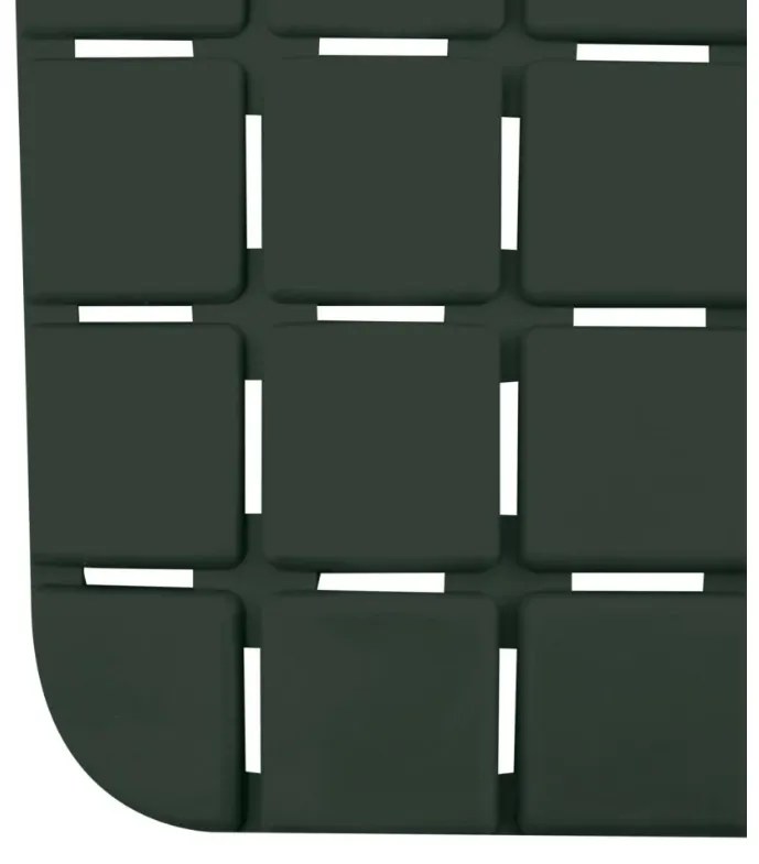 Spirella Suport antiderapant pentru cadă QUADROPremium, verde închis, 36 x 76 cm