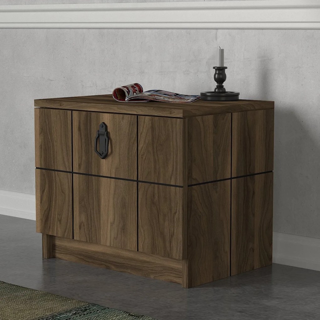 Noptieră Lost - Walnut