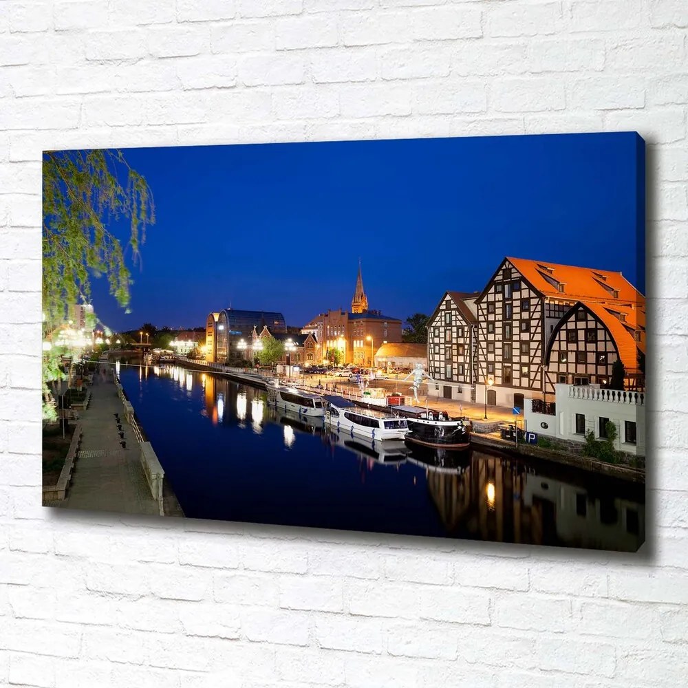 Tablou canvas Noapte bydgoszcz