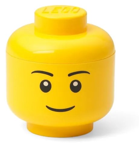 Cutie de depozitare în formă de figurină LEGO® Boy, 10,5 x 10,6 x 12 cm