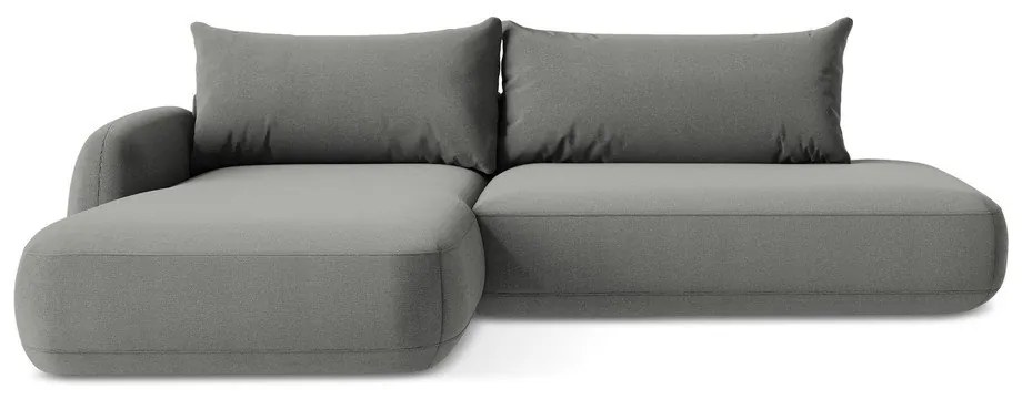 Colțar gri extensibil (cu colț pe partea stângă/cu șezlong) Hale – Makamii