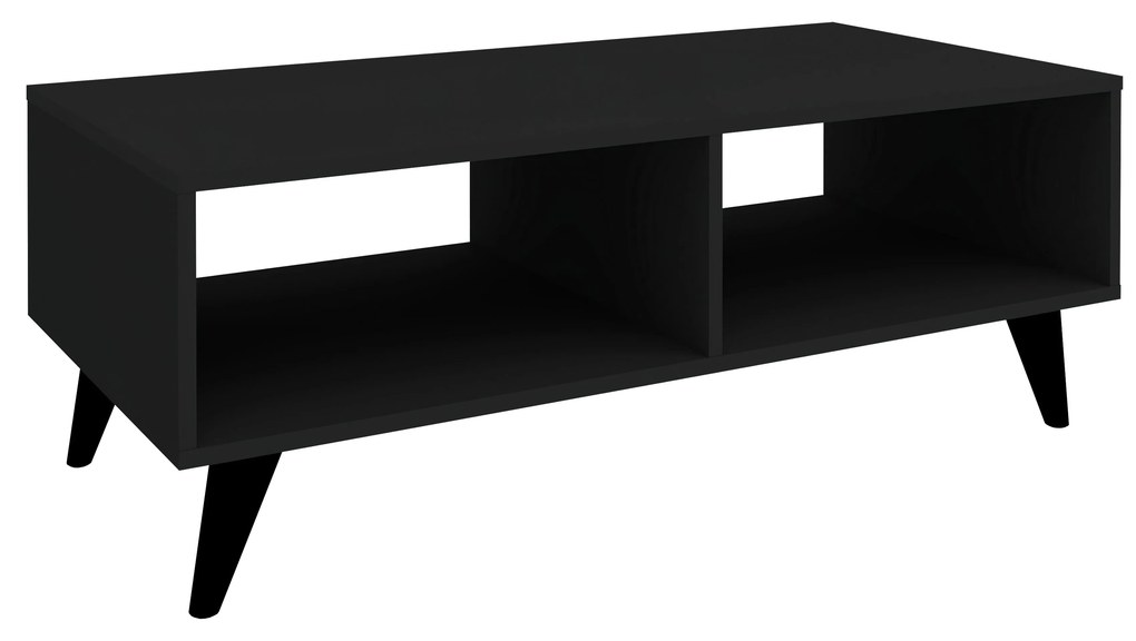 Masuta Cafea Melo, Negru, 110 x 50 x 40 cm