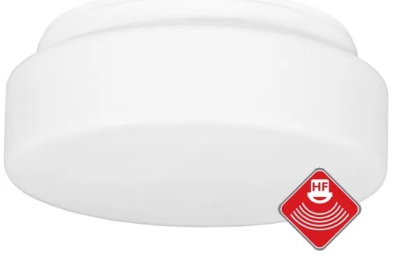 Plafonieră cu senzor Ecolite W122-BI HECTOR 1xE27/60W/230V IP44 alb