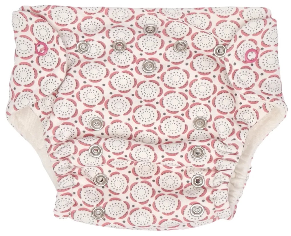 Mamatti Set scutece pânză EKO - chiloți + 2 x scutec, mărimea. 3 - 8 kg, Rosette 5-14 kg