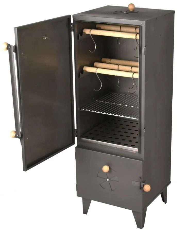 Afumătoare metalică 45x43x112cm