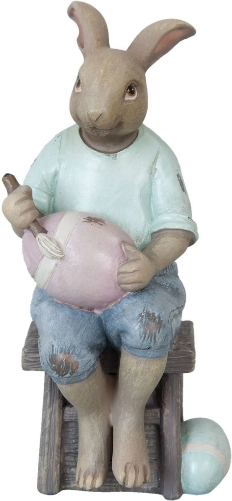 Figurina Iepuras Paste polirasina Clayre 8*8*16 cm