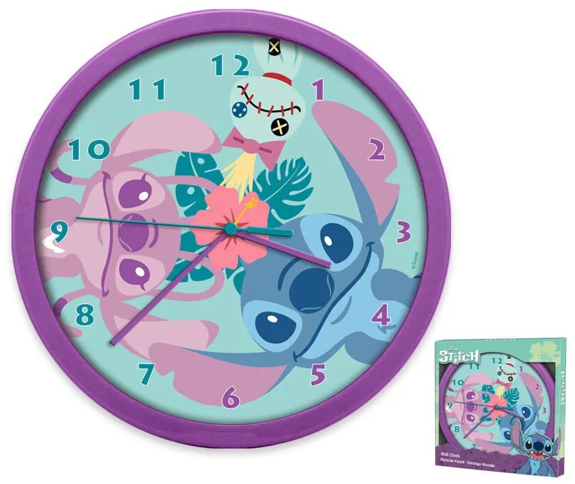 Disney Lilo și Stitch Island ceas de perete 25 cm