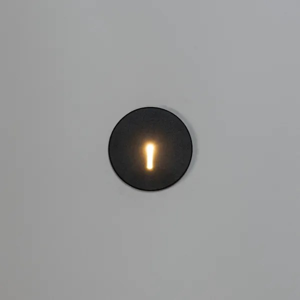 Kanlux 90796 - Corp de iluminat LED pentru scări MAGNIK LED/1,7W/230V CCT negru, rotund