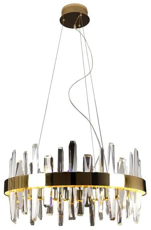 Lustra LED eleganta design modern PRINCE, diametru 60cm P0421 MX