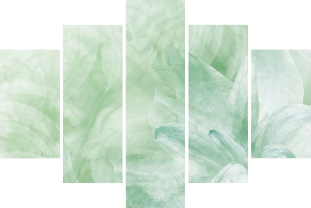 Tablou - Floare verde (150x105 cm)