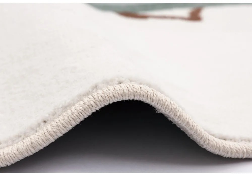 Covor pentru copii verde mentă-fildeș ø100 cm Avocado Mint – FD