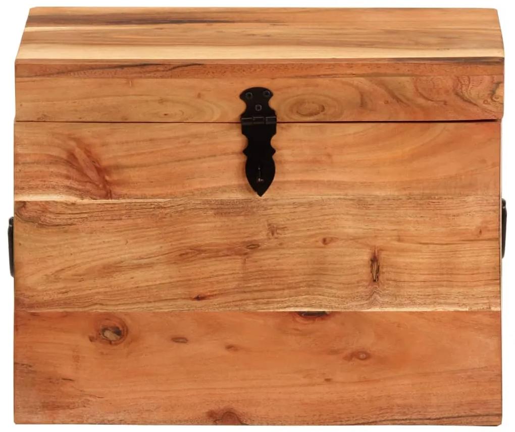 338482 vidaXL Cutie de depozitare, 39x28x31 cm, lemn masiv de acacia