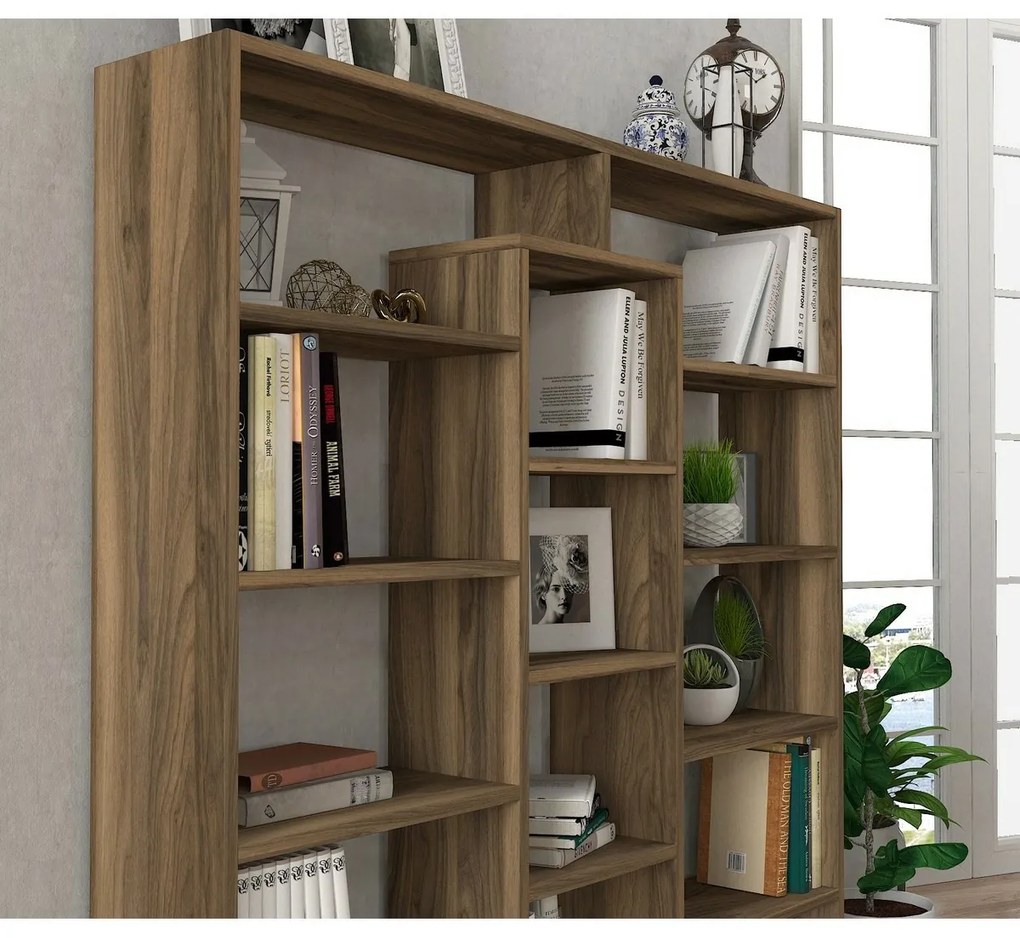 Biblioteca Ample Walnut