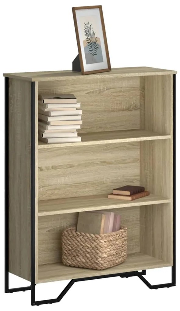 vidaXL Bibliotecă, stejar sonoma, 80x31x106 cm, lemn prelucrat