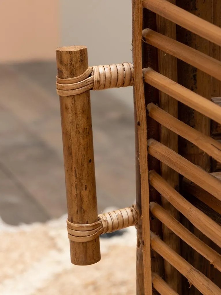 Noptiera din rattan, cu 2 rafturi, Harmonie