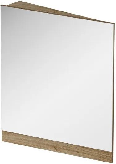 Oglinda de colt Ravak Concept 10° 65x75x15cm, stanga, nuc inchis