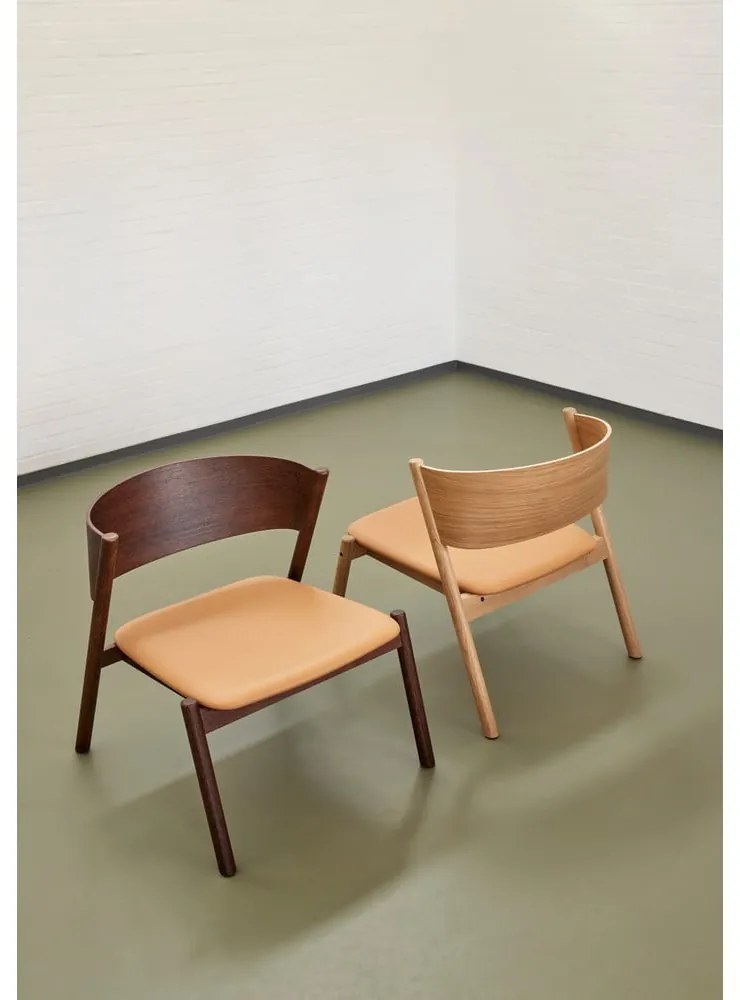 Fotoliu maro deschis Oblique – Hübsch