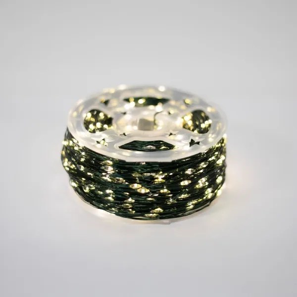 Ghirlandă LED de exterior pentru Crăciun 1500xLED/230V, 8 funcții, 153 m, IP44, alb cald + telecomandă