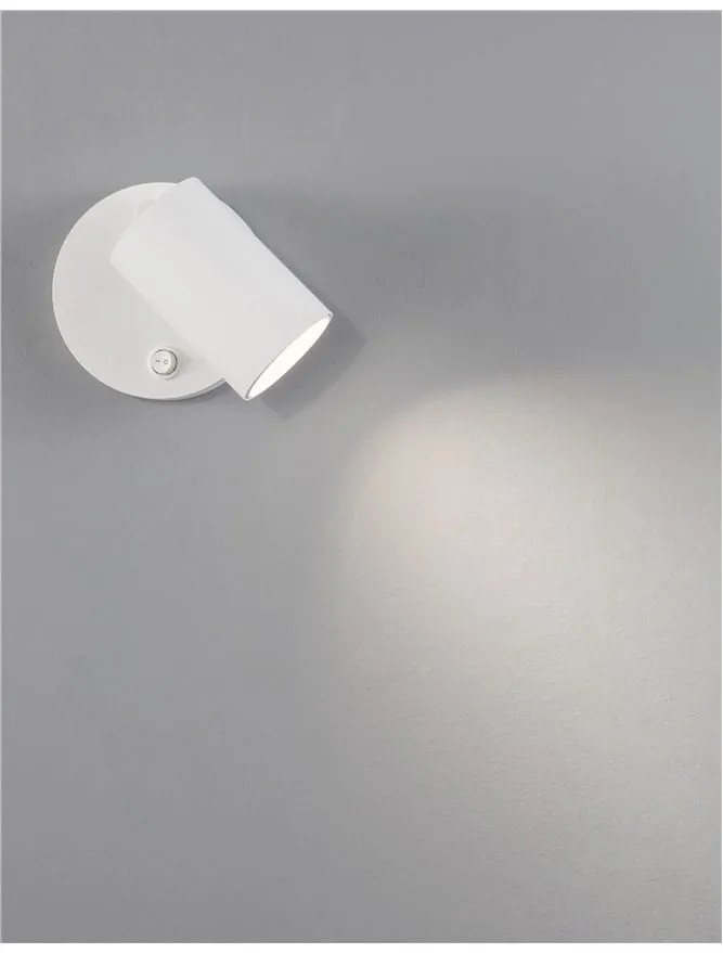 Aplica cu spot design modern NET alb