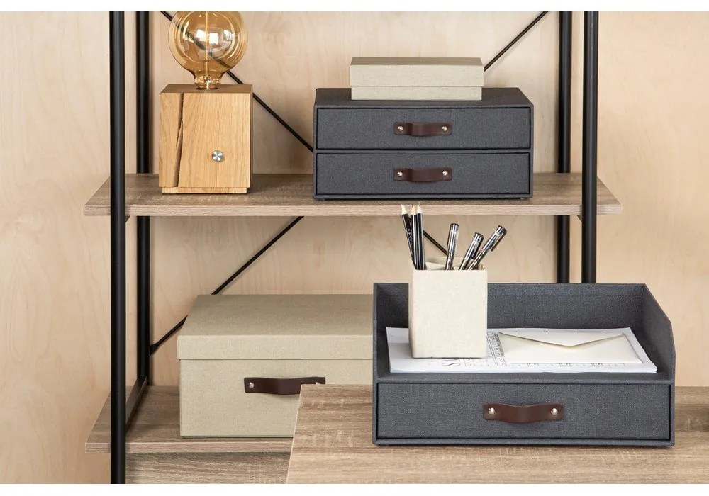 Organizator pentru sertar/pentru documente din carton Walter – Bigso Box of Sweden