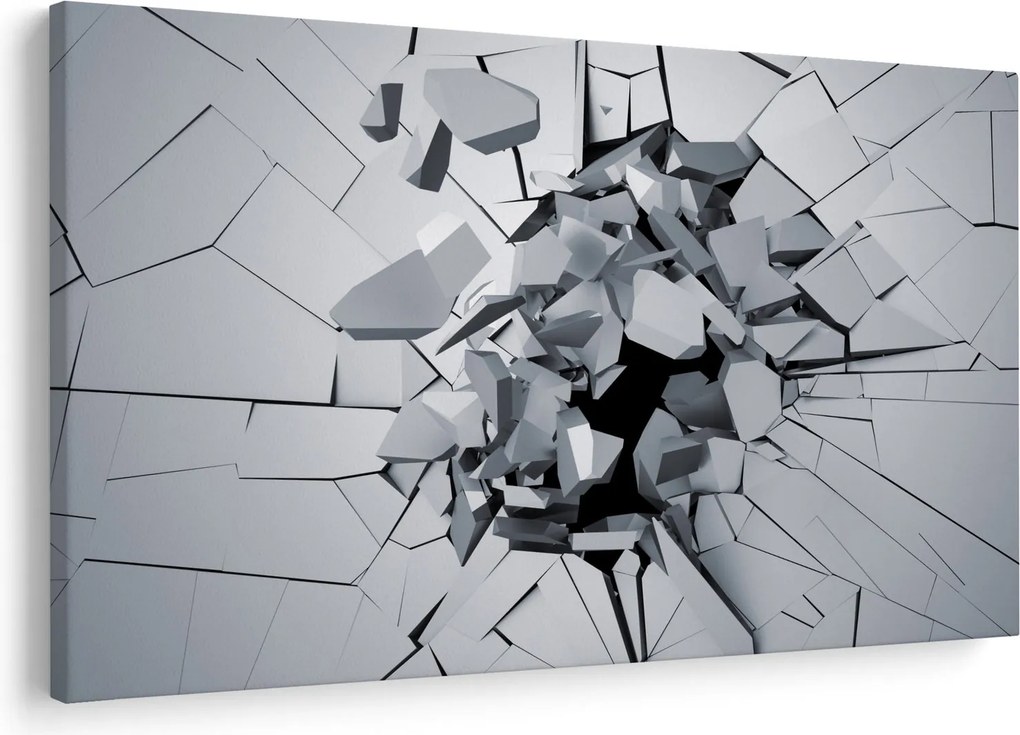 Tablou abstracție 3D (90x60 cm)
