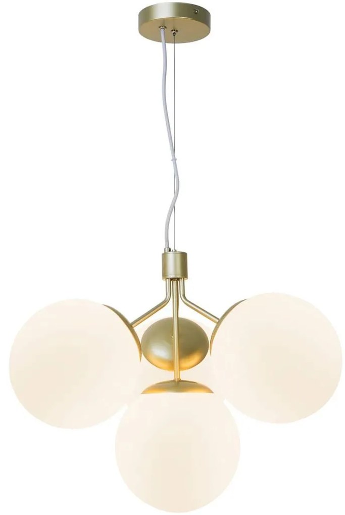 Lustra stil modern, extravagant Ivona alama/ sticla alba