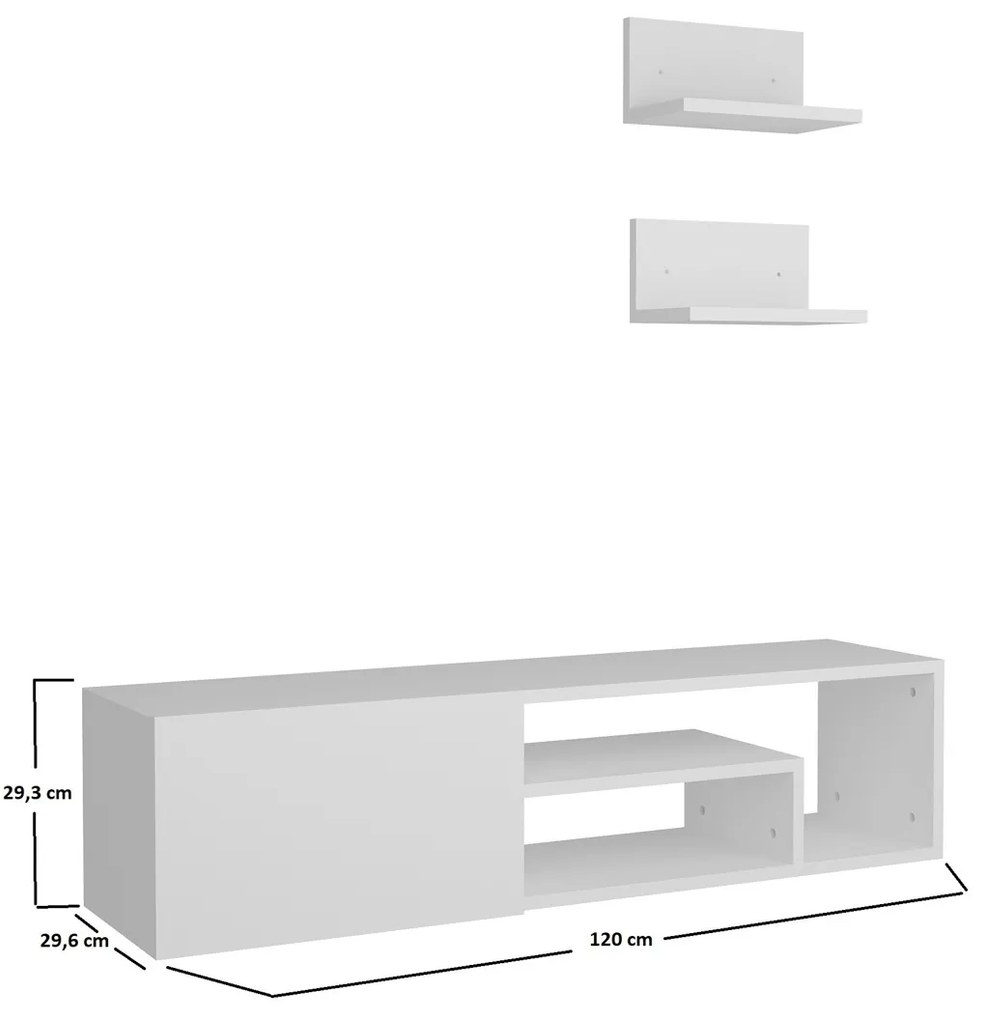 Măsuță TV Zeplin White
