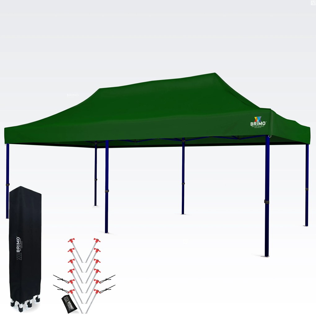 Cort petrecere 3x6m - fara 3 pereti - Verde