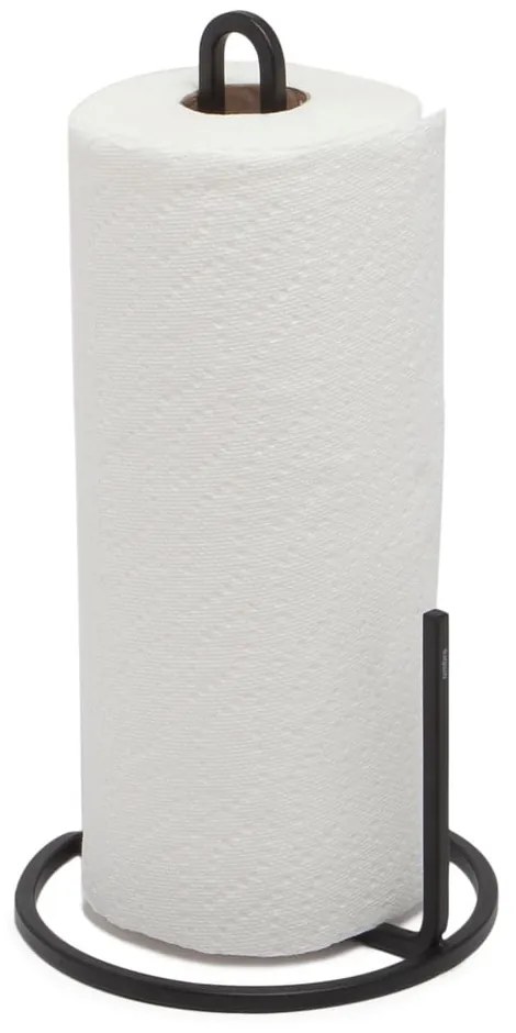 Suport de prosoape de bucătărie negru din oțel ø 17 cm Squire – Umbra