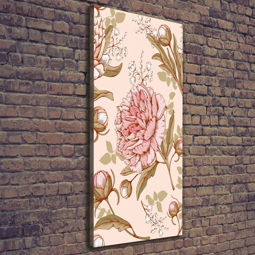 Tablou canvas Bujori