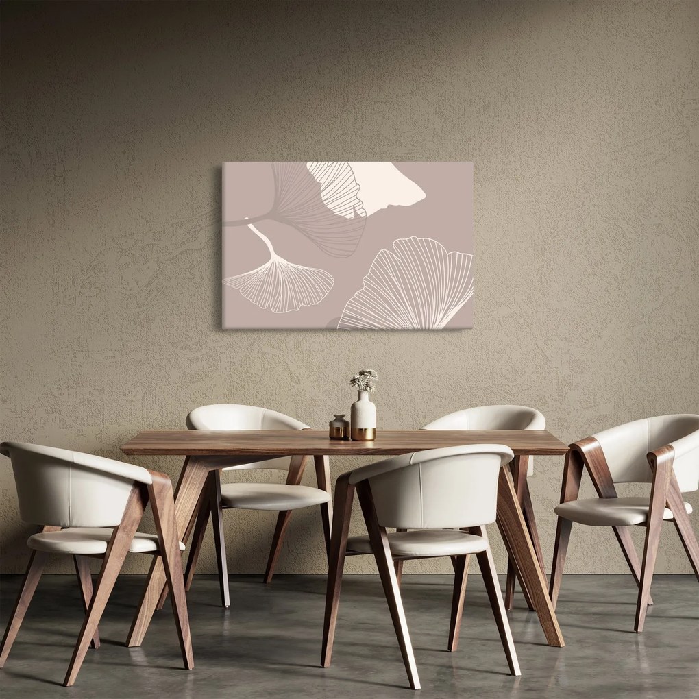 Tablou - Frunze bej N⁰1 (90x60 cm)