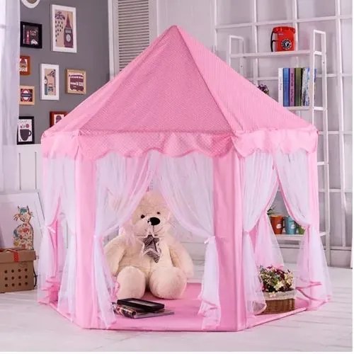 Cort pentru copii Castle Pink