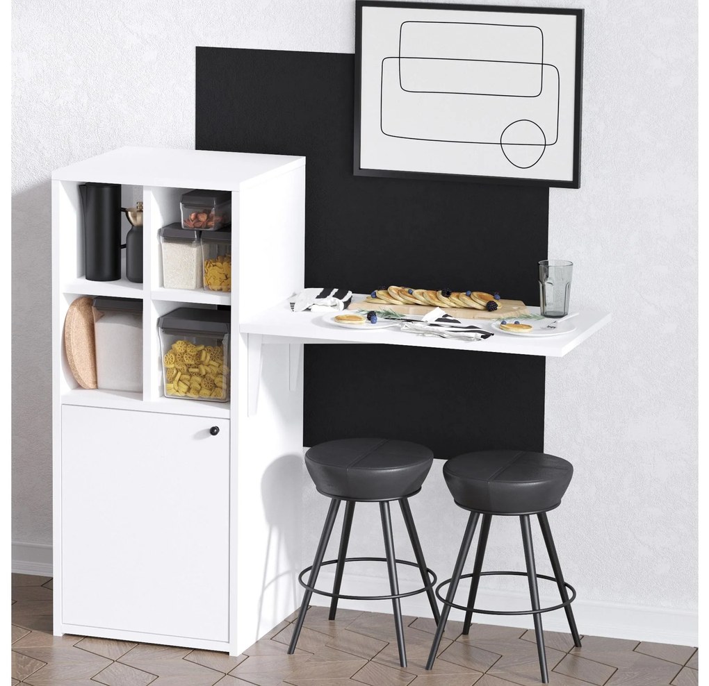 Masă PC Mixity (Alb + Negru). 1089379