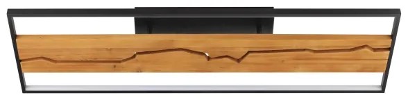 Brilliant - Plafonieră LED dimabilă THUNDER LED/42W/230V 3000K negru/maro