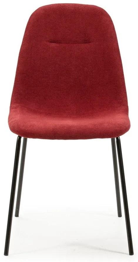 Scaune de dining roșii 4 buc. Renne – Marckeric