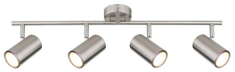 Plafoniera cu 4 Spoturi directionabile ALLVI nickel