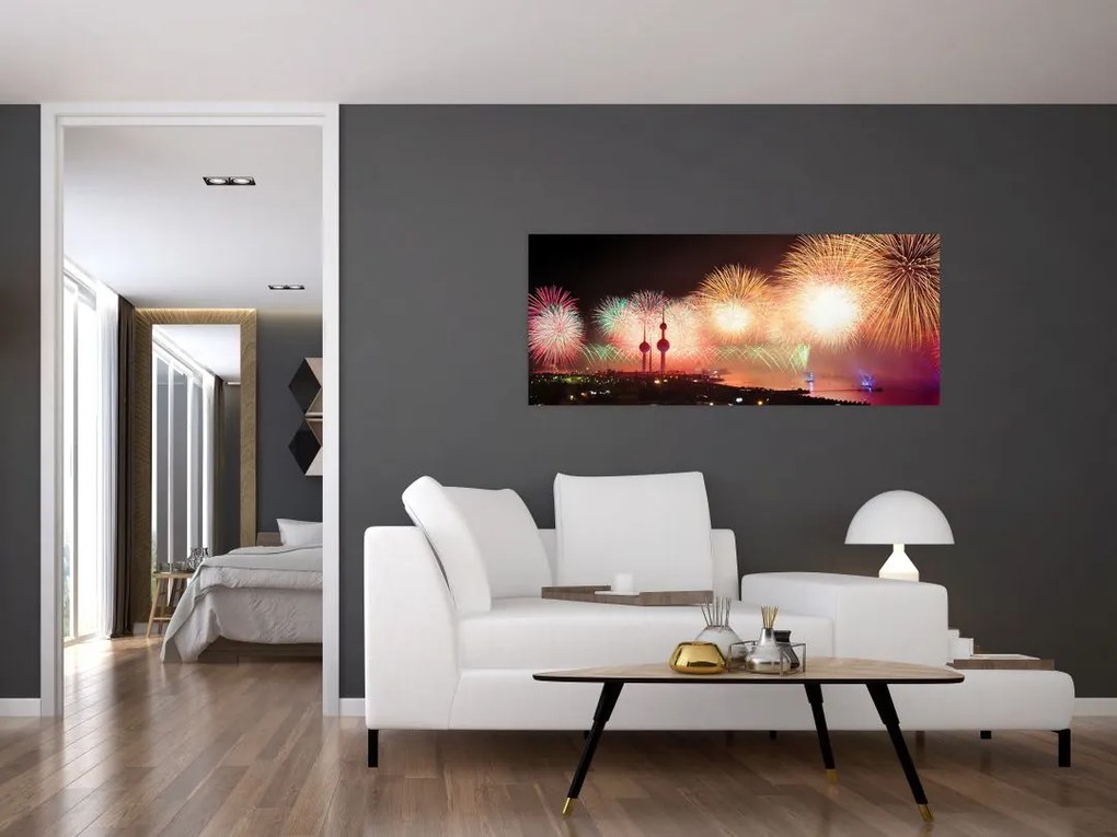 Tablou cu artificii (120x50 cm)