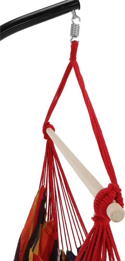 Hamac din pânză agăţat, roşu, NIKOLO NEW