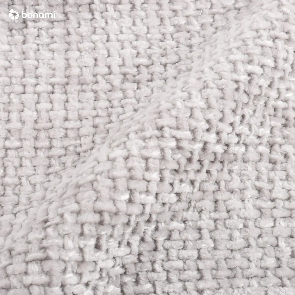 Pat matrimonial gri deschis tapițat cu spațiu de depozitare și somieră 180x200 cm Bellis – Micadoni Home