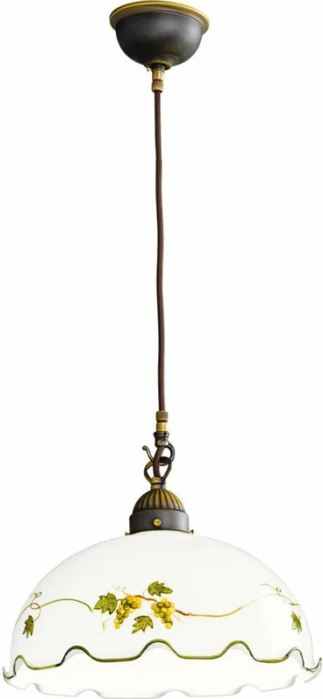 Kolarz 731.30.111 - Lustră suspendată NONNA pe cablu, 1xE27/75W/230V, Ø 30 cm, vișiniu