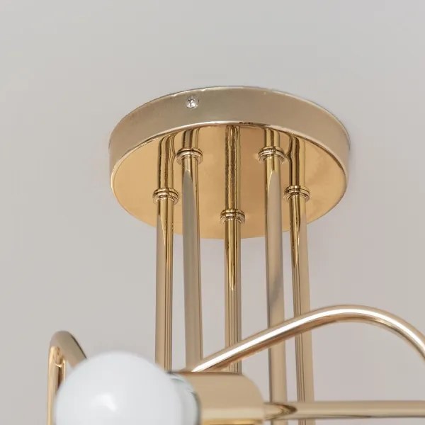 Lustră aplicată OXFORD 5xE27/15W/230V aurie