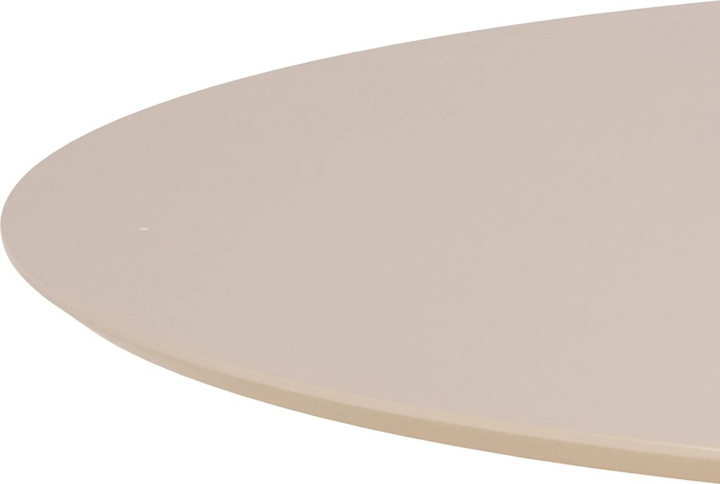 MAZZONI EXPORT KORFU Bej (Cașmir) - MASĂ ROTUNDĂ 110 cm PENTRU BUCĂTĂRIE DINING LIVING FURNIR