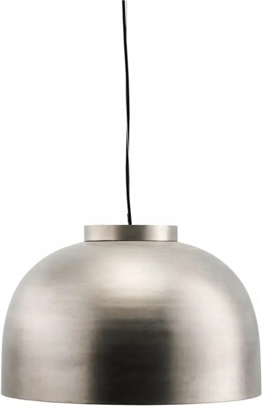 Lampa suspendata argintie din metal Bowl Gunmetal XL House Doctor