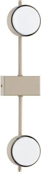Brilagi - Spot LED RGB reglabil MONO, 2x GX53/14W/230V, Wi-Fi Tuya, bej