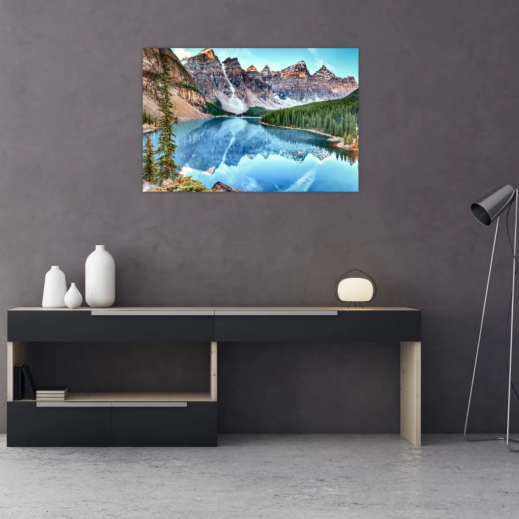 Tablou - Lacul Moraine (90x60 cm)