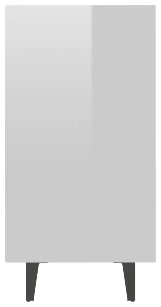 Servanta, alb extralucios, 103,5x35x70 cm, PAL 1, Alb foarte lucios