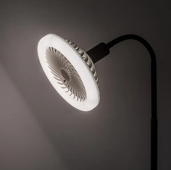 Lampă LED de podea cu ventilator Rabalux 74031, 1xE27/16W/230V