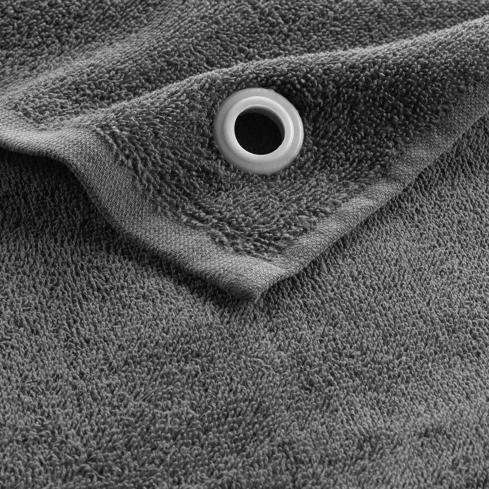 Prosop gri antracit din bumbac din frotir 50x50 cm Cuistot – douceur d'intérieur